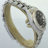 Rolex Lady Datejust Steel & 18k White-Gold Black Diamond dial 79174