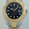 Rolex Yachtmaster 18k Gold & Steel 35mm Blue-dial Mid-Size 168623