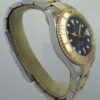 DSC01165 Rolex Yachtmaster 18k Gold & Steel 35mm Blue-dial Mid-Size 168623