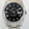 DSC01298 Rolex Datejust 36 Black Concentric dial & Roulette date 116234