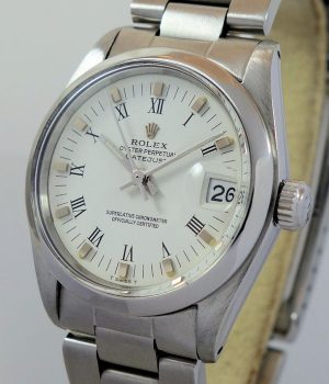 Vintage 1983 Rolex Datejust 31 White-dial 6824