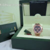 DSC01936 Rolex Daytona 18k EVEROSE 116505 Black & Gold dial Box & Card 2013