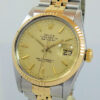 DSC02425 Rolex Datejust 18k Gold & Steel 16013 c1984 Gold, Linen-dial