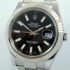 Rolex Datejust II Black dial, White-Gold bezel 116334