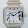DSC02584 Cartier SANTOS DE CARTIER Large size WSSA0018 Steel + Leather Sep 2023