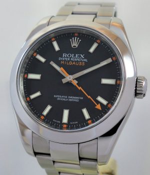 Rolex Milgauss 116400 Black-dial Clear Sapphire c 2009