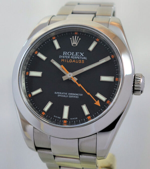 Rolex Milgauss 116400 Black-dial Clear Sapphire c 2009