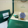Rolex Submariner 18k & Steel, Blue dial 116613LB  Box & Card