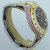 DSC03588 Rolex Daytona 18k Gold & Steel, Blue Arabic dial 116523 2 year Rolex Service Warranty.