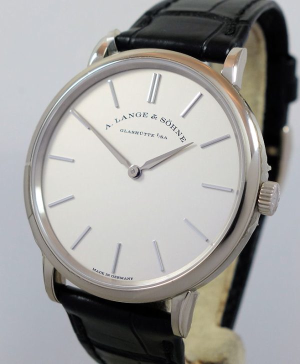 A. Lange & Söhne SAXONIA THIN *As NEW* 18ct White-Gold 201.027