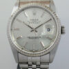 DSC04296 Rolex Datejust 36mm White-Gold bezel & Silver dial 16234