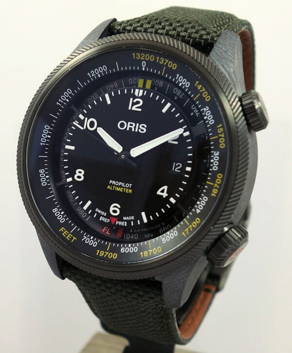 Oris Propilot Altimeter (Feet) 47mm Carbon 01 793 7775 8734