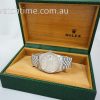 Rolex Datejust 36mm White-Gold bezel & Linen-dial 16234