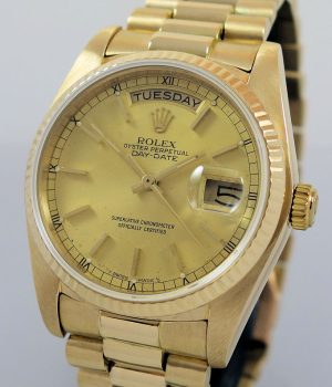 Rolex Day-Date President 18ct Yellow-Gold 18038  c 1983