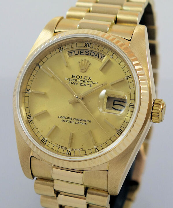 Rolex Day-Date President 18ct Yellow-Gold 18038  c 1983