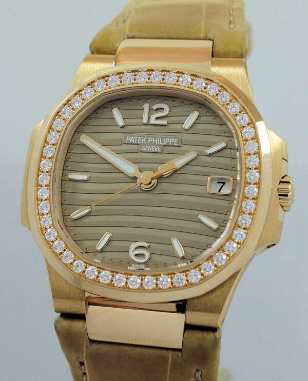 Patek Philippe Nautilus 32mm Rose-Gold & Diamond 7010R-012