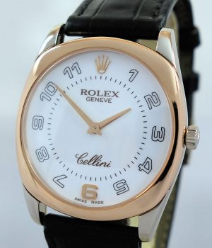 Rolex Cellini Danaos 18k White   Rose Gold  4233