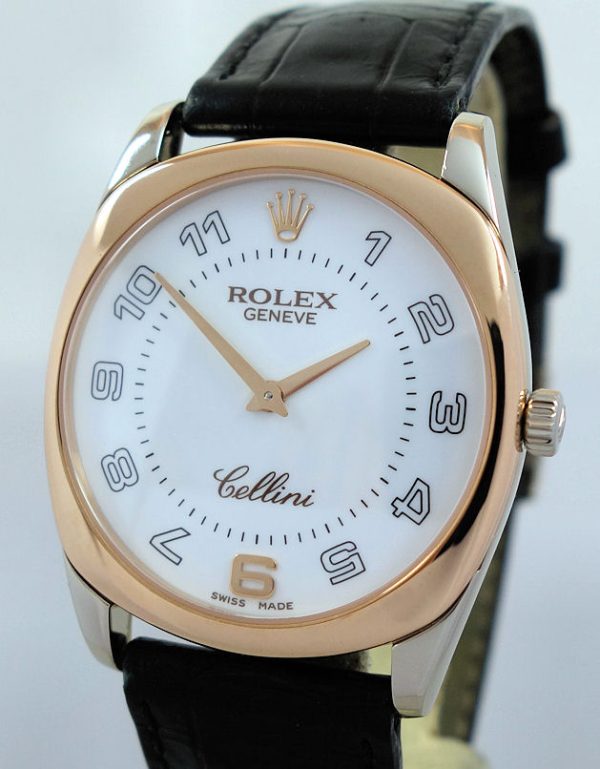 Rolex Cellini Danaos 18k White & Rose Gold  4233