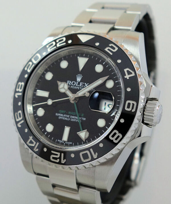 Rolex GMT Master II 116710LN Black-Ceramic bezel, full set!
