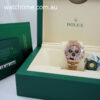 DSC06158 Rolex Daytona 18ct Everose 116505 Sundust & black dial 2020 Box & Card *Like New*