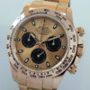 DSC06165 Rolex Daytona 18ct Everose 116505 Sundust & black dial 2020 Box & Card *Like New*