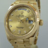 DSC06241 Rolex Day-Date 36 Yellow-Gold 128238 DIAMOND Dial Box & Card Aug 2022. ***AS NEW***