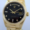 Rolex President Day-Date BLACK Diamond dial 18038