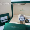 DSC06408 ROLEX DAYTONA STEEL 116500LN CERAMIC Box & Card May 2019