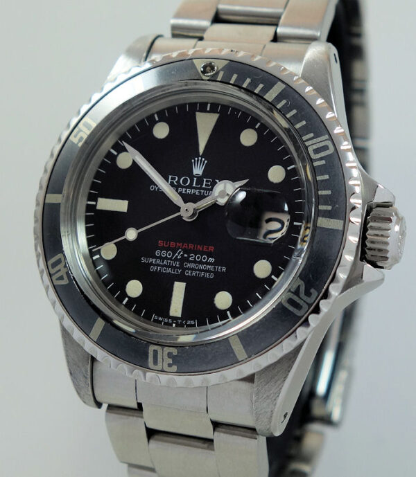 Rolex RED Submariner 1680  Circa 1972 1 Owner.