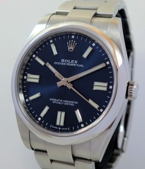 Rolex Oyster Perpetual 41mm 124300 BLUE dial 2022