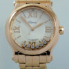 DSC06634 CHOPARD Happy Sport 18ct Rose-Gold, Midsize with Diamonds 274808-5002
