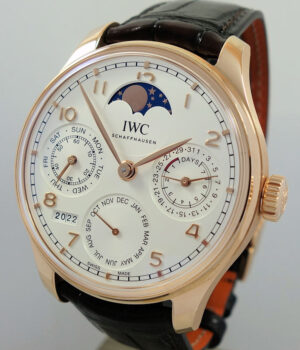 IWC  Portugieser Perpetual Calendar Moonphases 18k Rose-Gold  IW503302 **UNUSED**