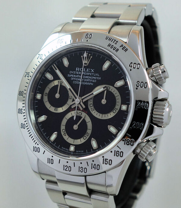 Rolex Daytona Steel Black Dial 116520