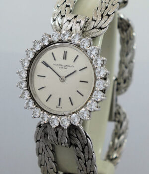 Ladies Vacheron Constantin 18ct White-Gold & Diamond Cocktail watch