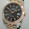 DSC06945 Rolex Datejust 41 Everose & Steel Jubilee Slate Fluted-Motif Dial 126331 Box & Card 2023