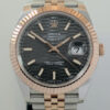 DSC06950 Rolex Datejust 41 Everose & Steel Jubilee Slate Fluted-Motif Dial 126331 Box & Card 2023