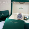 DSC06969 Rolex Datejust 41 Everose & Steel Jubilee Slate Fluted-Motif Dial 126331 Box & Card 2023