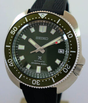 SEIKO Prospex "Willard" Green 200m Diver 42mm Steel SPB153J
