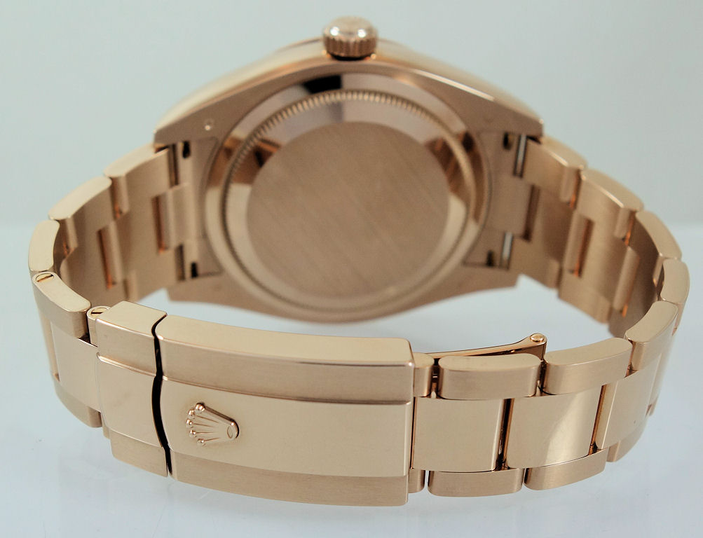 DSC07289 Rolex Sky Dweller 18k Everose Chocolate Dial 326935 2023 Mint