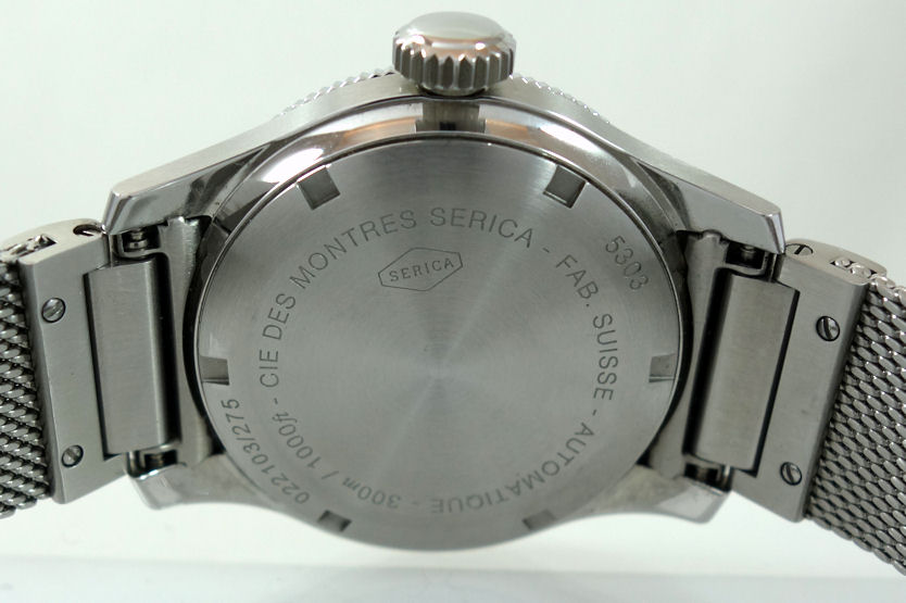 DSC07445 SERICA 5303 COSC DIVING CHRONOMETER PORCELAIN WHITE DIAL 39mm