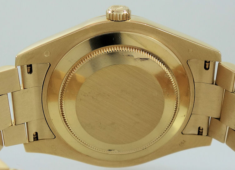 DSC07523 Rolex Day-Date II 41mm 18k Yellow-Gold 218238 Box & Card