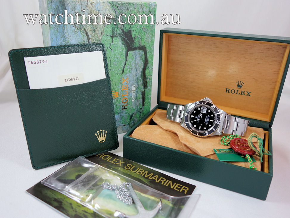 DSC07727 Rolex Submariner Date 16610 Box & Papers 1997