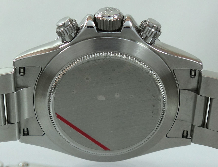 DSC07871 Rolex Daytona Steel Black Dial 116520 Factory Serviced!