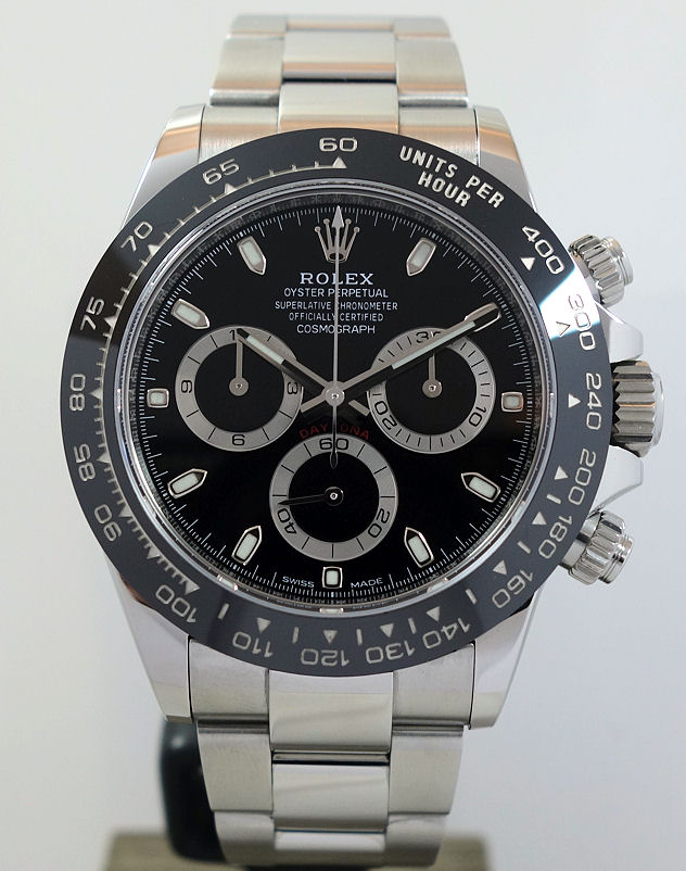DSC07998 ROLEX DAYTONA 116500LN Black-Dial Box & Card JUNE 2021