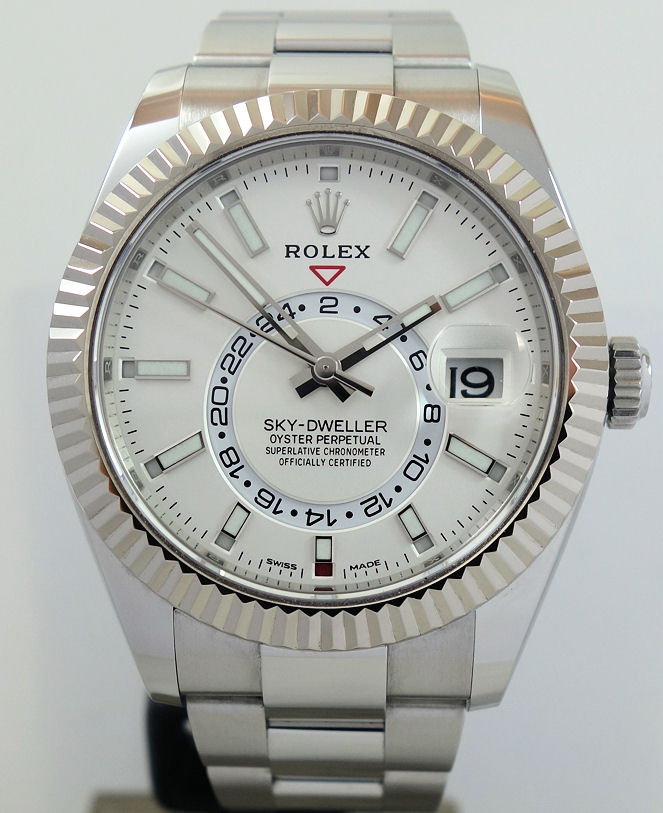 DSC08224 Rolex Sky-Dweller 326934 Steel White-dial 2022 Box & Card