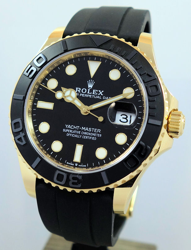 DSC08506 Rolex Yacht-Master 226658 18k Yellow-Gold 42mm Oysterflex