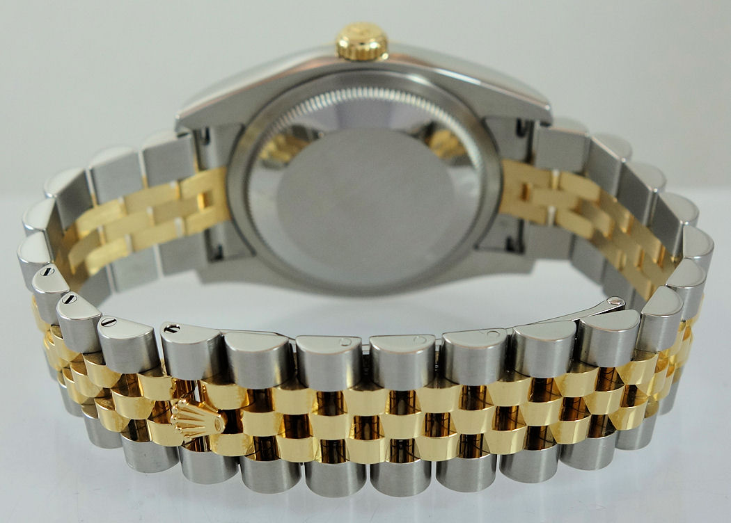 DSC08614 Rolex Datejust 36m 18k & Steel Jubilee bracelet 116233 Silver Dial *As New*