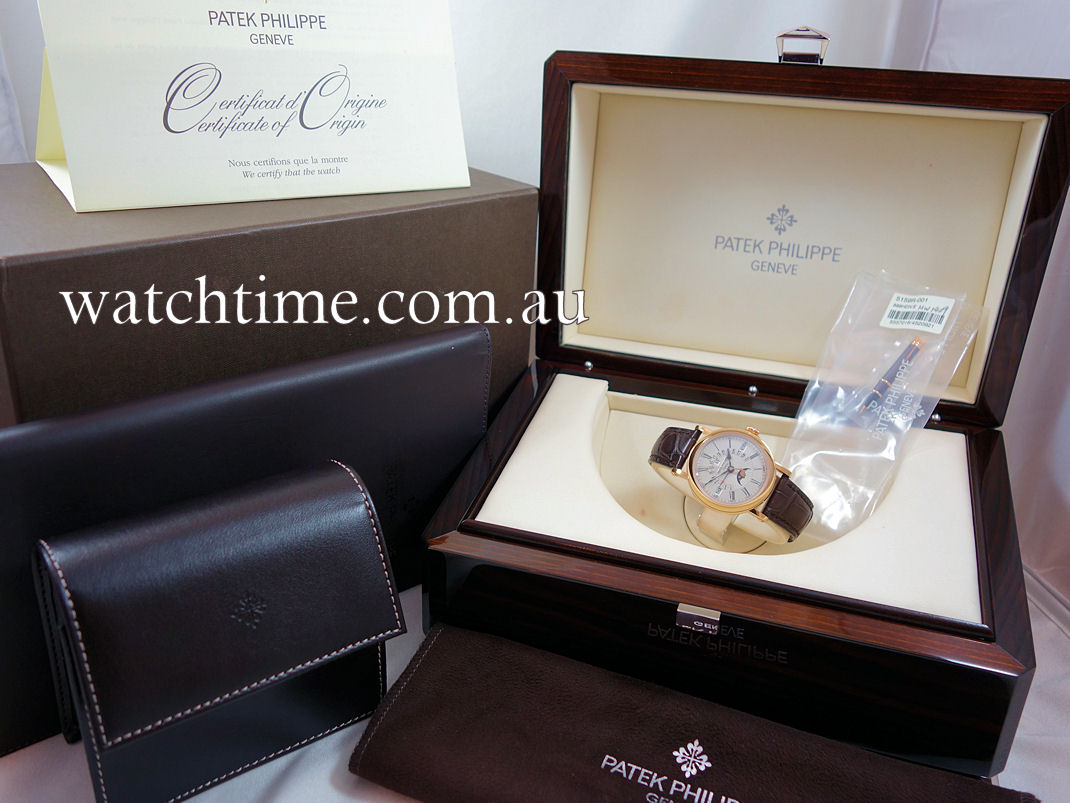 DSC08872 Patek Philippe 5159R-001 Perpetual Calendar Moonphase 18k Rose-Gold Full Set