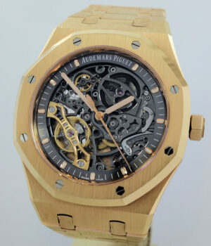 Audemars Piguet ROYAL OAK  Double Balance Wheel Openworked 18ct 15407OR *SOLD*