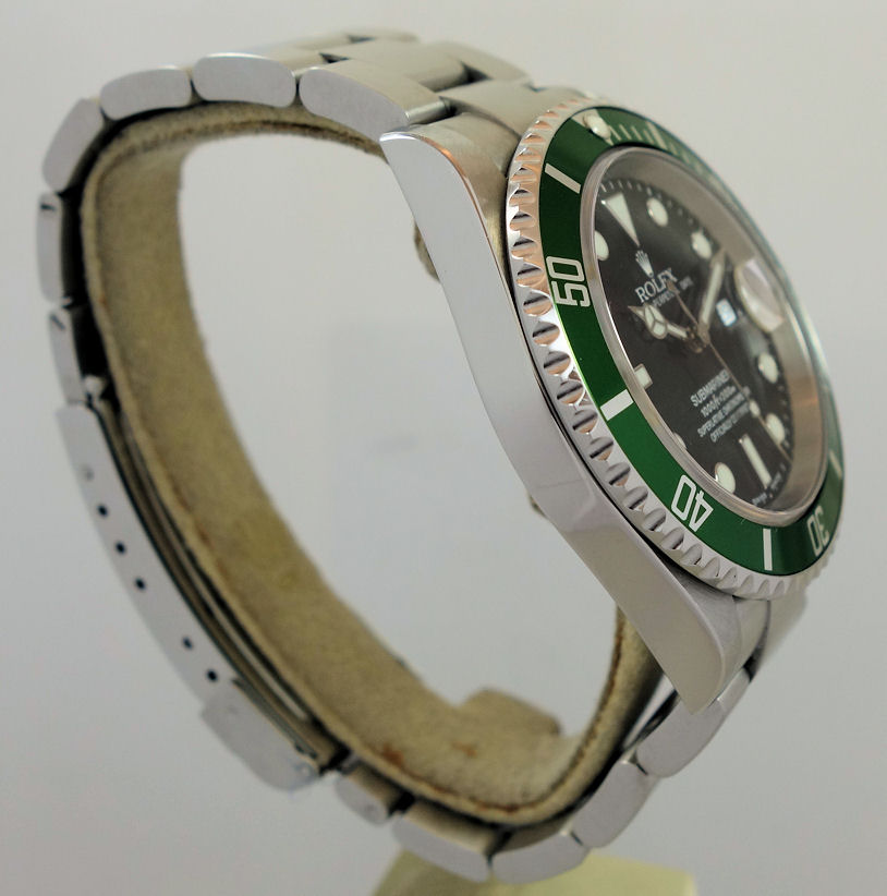 DSC09090 Rolex Submariner 16610LV 50th Anniversary GREEN Bezel